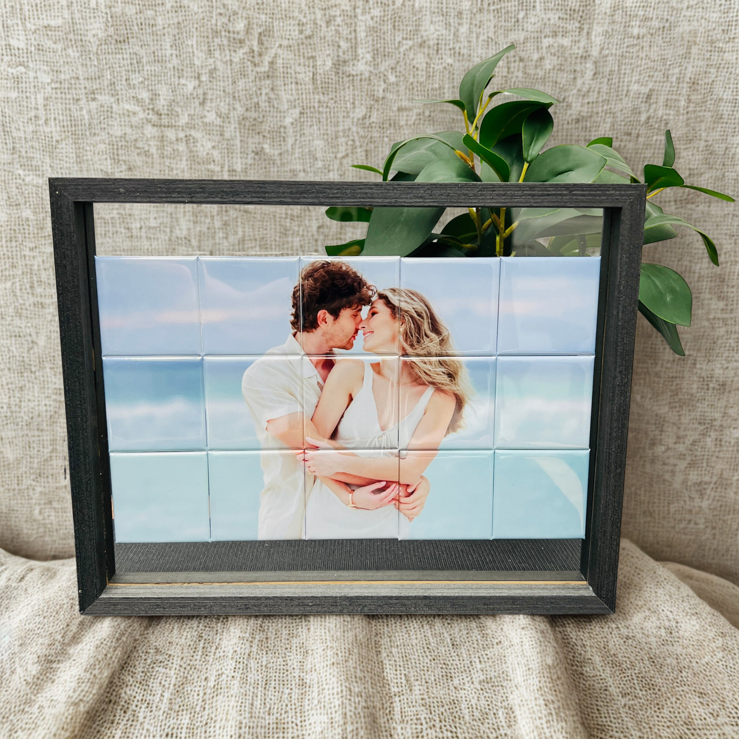 Set of 15 Landscape Custom Puzzle Photo Magnets (2×2 in)